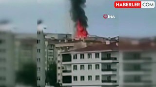 Ankara'da çatı katında çıkan yangın kontrol altına alındı