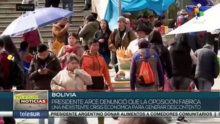 Oposición boliviana  fabrica una inexistente crisis económica