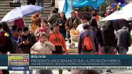 Oposición boliviana  fabrica una inexistente crisis económica