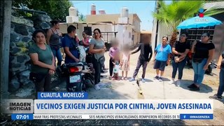 Exigen justicia para Cinthia, mujer asesinada en Cuautla, Morelos