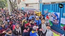 Cientos de personas reclaman la entrega de alimentos en Villa Martelli