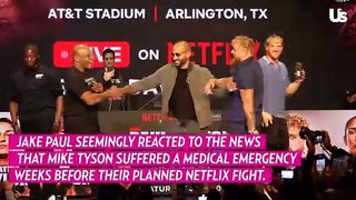 Jake Paul Reacts Mike Tyson Health Scare Ahead Of Their Boxing Match