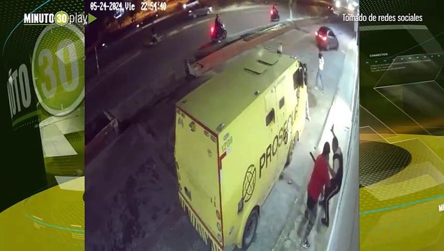 Falso policía robó carro de valores en Santa Marta