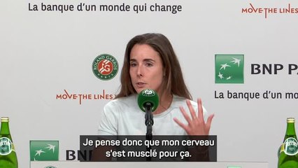 Roland-Garros - Cornet : "Je ne réalise pas complètement que c'est la fin"