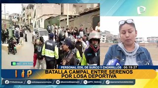 Batalla campal entre serenos de Surco y Chorrillos: ¿qué pasó?