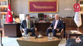 AKP'li Ümraniye Belediye Başkanı Yıldırım’ı ziyaret eden İmamoğlu: Milletimiz 'buluşun, konuşun, birlikte iş üretin' mesajı verdi