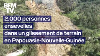 Plus de 2.000 personnes ensevelies dans un glissement de terrain en Papouasie-Nouvelle-Guinée