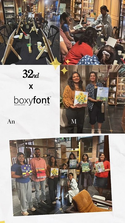 An Art Workshop  | Boxyfont