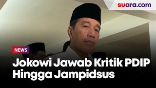 Respons Jokowi Usai Ramai Jampidsus Dikuntit Densus Hingga Tanggapi Kritikan PDIP dan Tangis Puan
