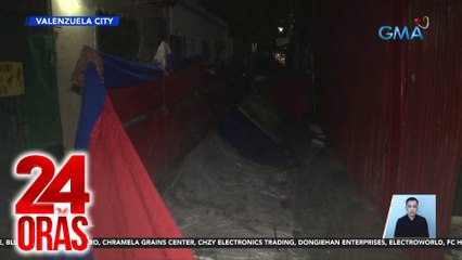 21 pamilya, inilikas matapos bumigay ang bahagi ng kalsada sa Brgy. Karuhatan | 24 Oras