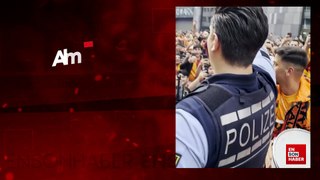 Alman polisi Galatasaray taraftarını coşturdu