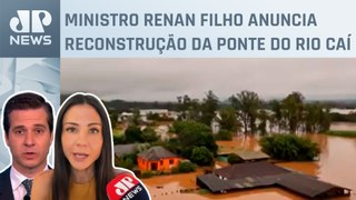 Governo federal diz que intensificará obras do PAC no RS; Amanda Klein e Cristiano Beraldo comentam