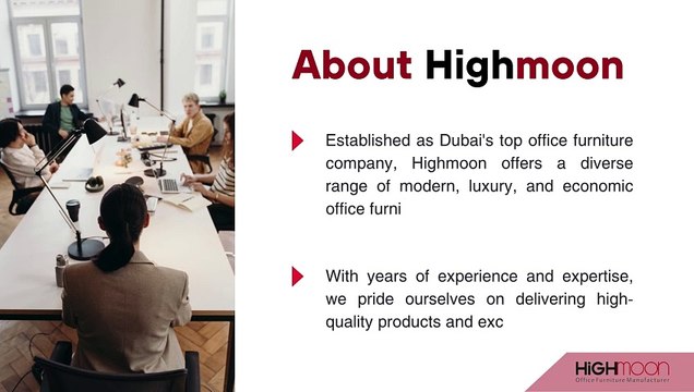Office Furniture Manufacturer - Top Quality Office Furniture Store in Dubai UAE - Highmoon Office Furniture