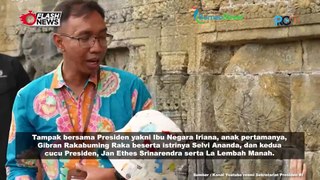 Presiden Jokowi Kunjungi Candi Borobudur Sambil Berakhir Pekan Bersama Keluarga