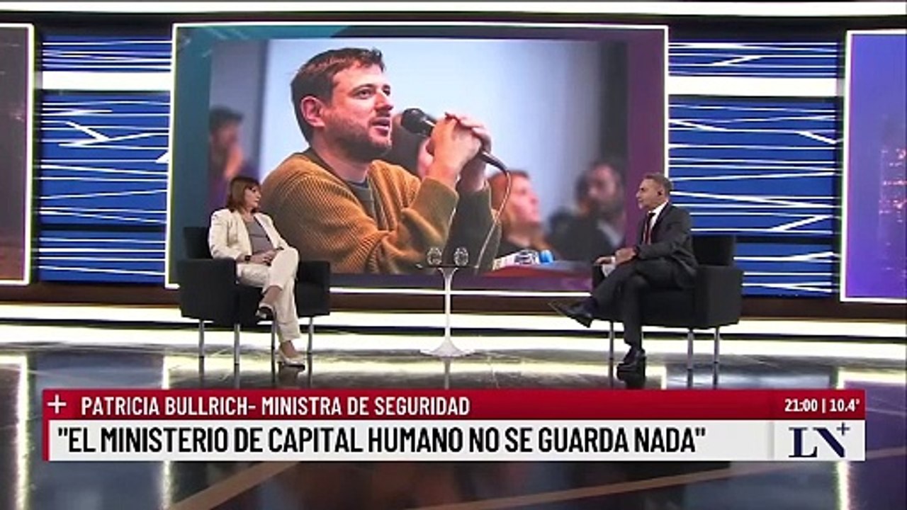 Bullrich sobre las toneladas de alimentos que guarda Capital Humano: "Impedir que se roben la comida"