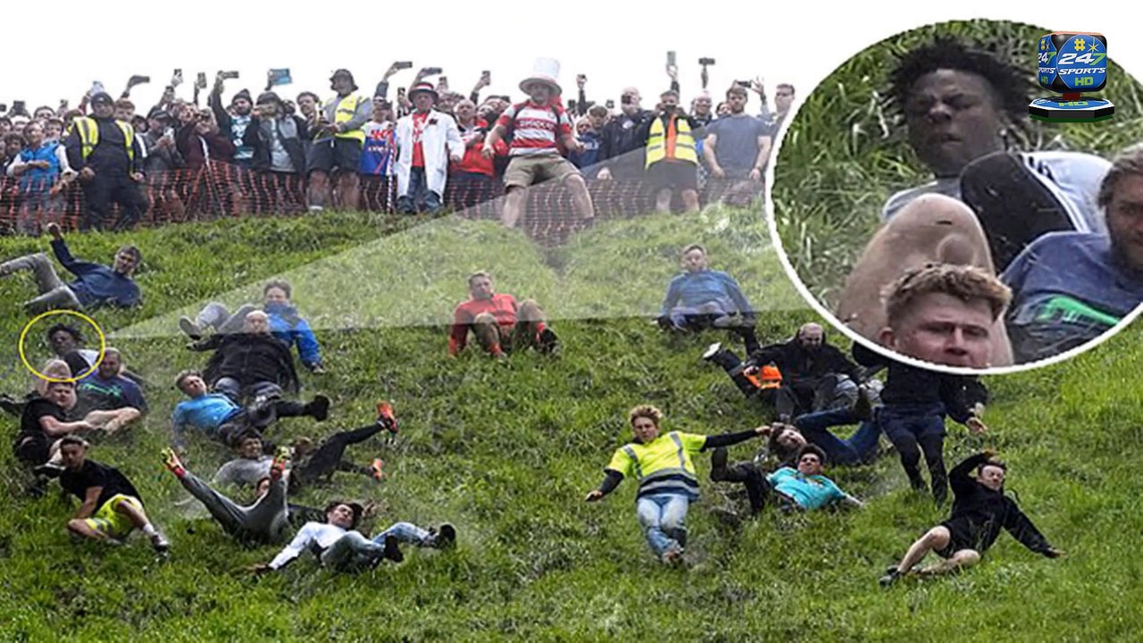 YouTuber Speed 'is hospitalised' in the Gloucestershire Cheese Rolling ...
