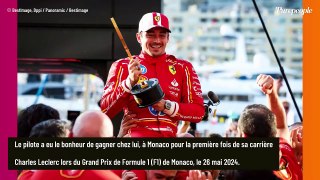 PHOTOS Charles Leclerc triomphe à Monaco : soirée avec sa chérie Alexandra, époustouflante en robe très fendue pour célébrer sa victoire