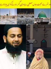 वो शहरे मुहब्बत जहां मसतफा है वहीं घर बनाने को जी चाहता है