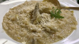 Risotto de alcachofas - Cocina Fácil