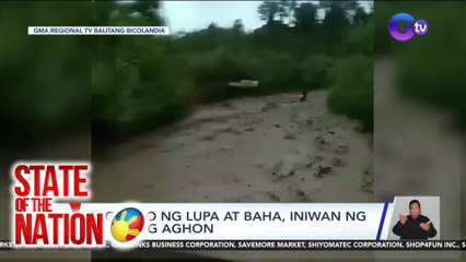 Malakas na hangin at matinding buhos ng ulan, dala ng Bagyong Aghon sa ilang lugar sa bansa | SONA