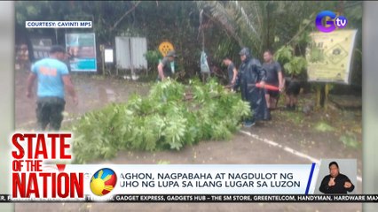 Bagyong Aghon, nagpabaha at nagdulot ng mga pagguho ng lupa sa ilang lugar sa Luzon | SONA
