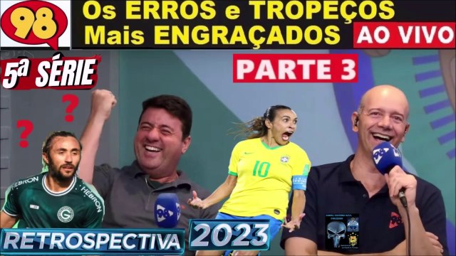 ERROS & TROPEÇOS AO VIVO PARTE 3 5ª SÉRIE com Guilherme Mello Retrospectiva 2023