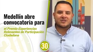 Medellín abre convocatoria para el Premio Experiencias Relevantes de Participación Ciudadana