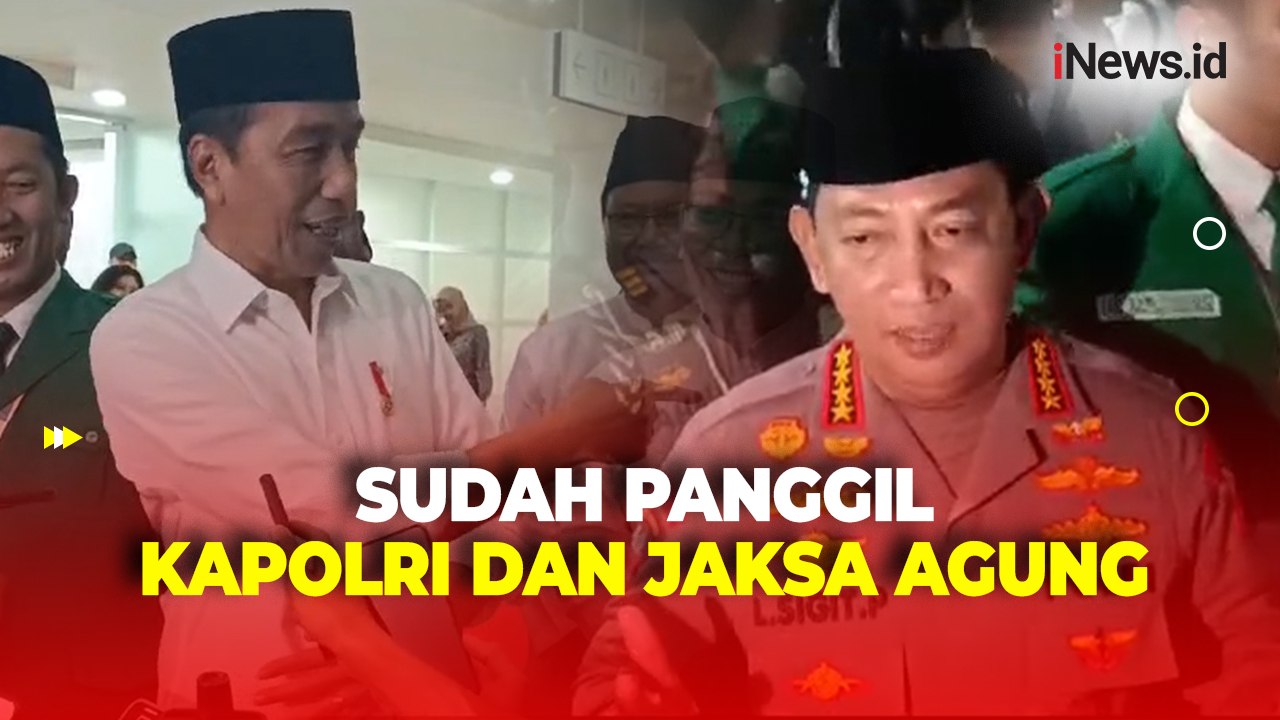 Dugaan Kasus Penguntitan terhadap Jampidsus, Jokowi Akui Sudah Panggil Kapolri dan Jaksa Agung