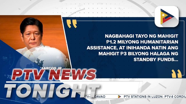 Gov’t distributes humanitarian aid to Typhoon #AghonPH-affected residents