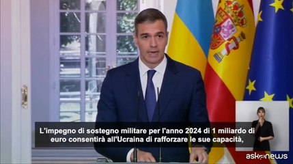 Sanchez: "Un miliardo di euro all'Ucraina per rafforzare difese"
