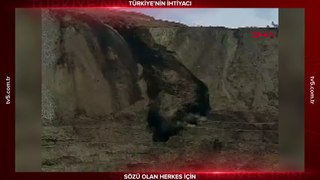 Erzincan İliç'te bir toprak kayması daha meydana geldi!
