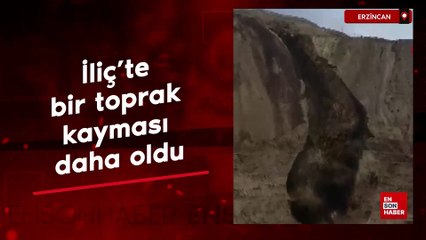 Video herunterladen: Erzincan İliç'te bir toprak kayması daha oldu