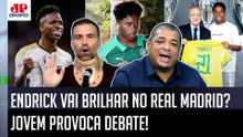 "O ENDRICK TEM QUE ENTENDER ISSO! No Real Madrid, ele vai..." OLHA esse DEBATE sobre o Palmeiras!