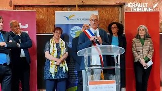 Abbaye d'Aniane lancement des travaux de réhabilitation, discours