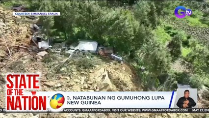 Nasa 2,000, natabunan ng gumuhong lupa sa Papua New Guinea | SONA