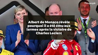 Albert de Monaco révèle pourquoi il a été ému aux larmes après la victoire de Charles Leclerc