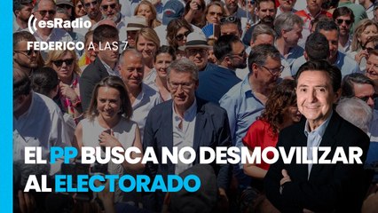 Federico: "El PP busca no desmovilizar al electorado"