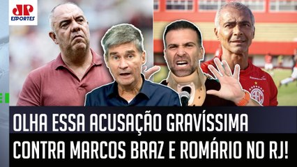 "ISSO É GRAVÍSSIMO, cara! O Romário e o Marcos Braz FORAM ACUSADOS de..." OLHA essa POLÊMICA!
