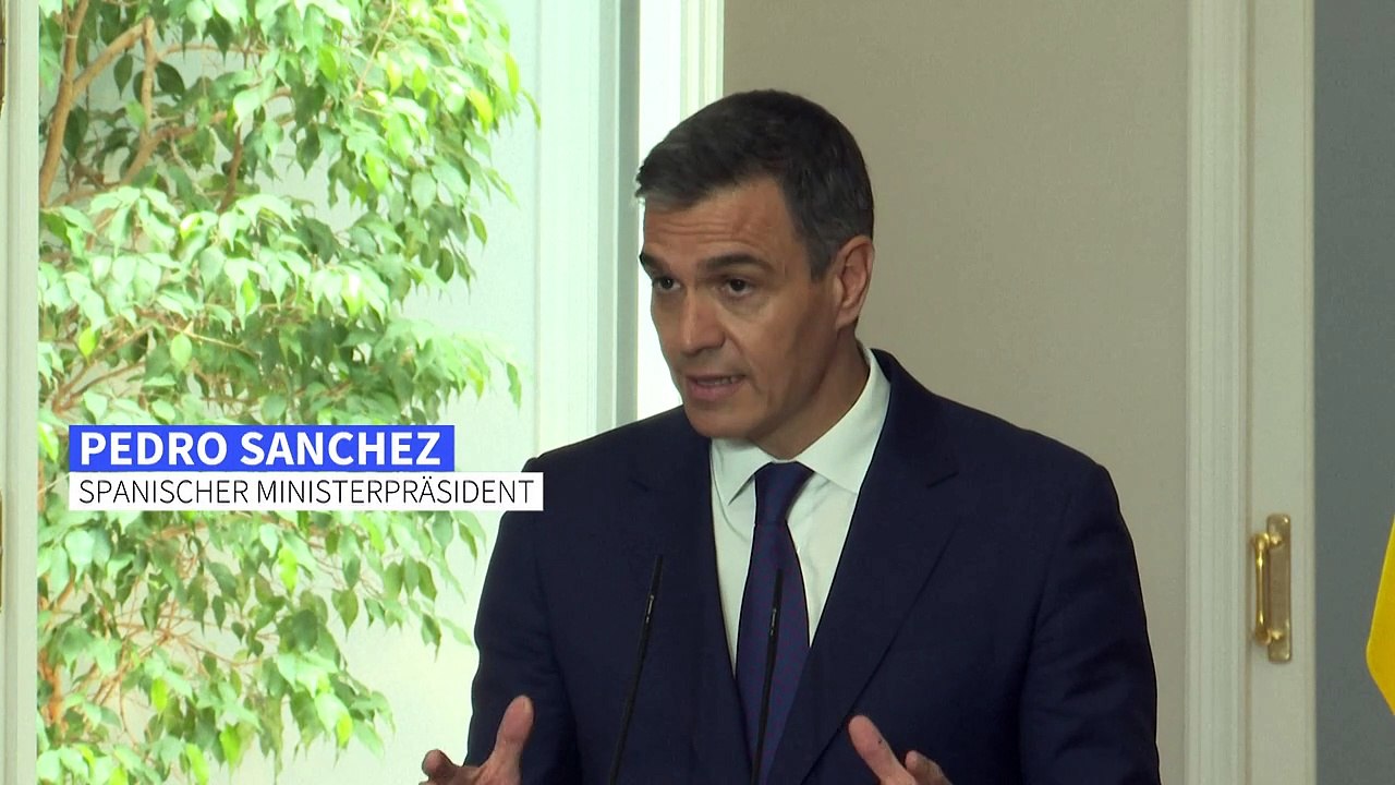 Spanien sagt der Ukraine Militärhilfen in Milliardenhöhe zu