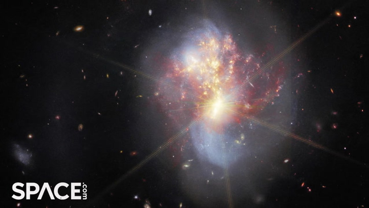 Amazing Galactic Imagery Via James Webb Space T...