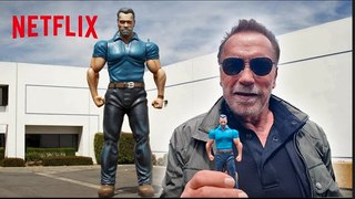 Arnold Schwarzenegger Shows Off The World's Biggest Action Figure | FUBAR Season 2 - Netflix