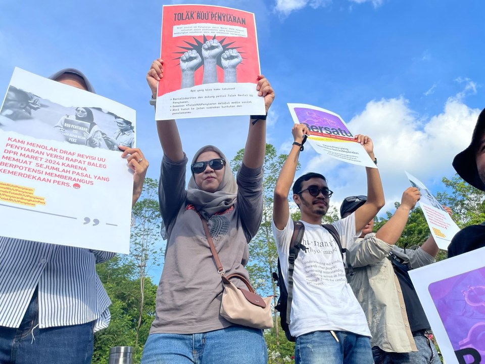 Suara Pers Dibungkam? Jurnalis Pontianak Bersatu Tolak Revisi UU Penyiaran yang Berbahaya