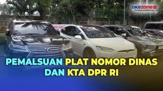 Polisi Bongkar Praktik Pemalsuan Plat Nomor Dinas dan KTA DPR RI, 8 Mobil Mewah Disita