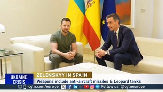 Ukraine’s Zelenskyy was welcomed in Spain