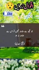 Aqwal zareen Beautiful Reaction اقوال زریں  ؛Beatiful reaction