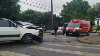 Criança fica ferida em acidente de trânsito no bairro Paulo Godoy