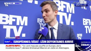 Européennes 2024, le débat: Léon Deffontaines (PC) souhaite 