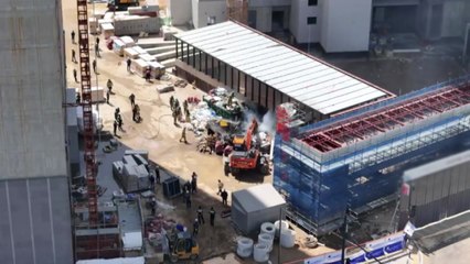 인천 아파트 신축현장에서 불...인명피해 없어 / YTN