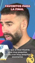 Carvajal no quita méritos al Dortmund, aunque se considera favorito