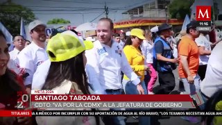 Santiago Taboada hace gira maratónica en alcaldías en la recta final de las campañas